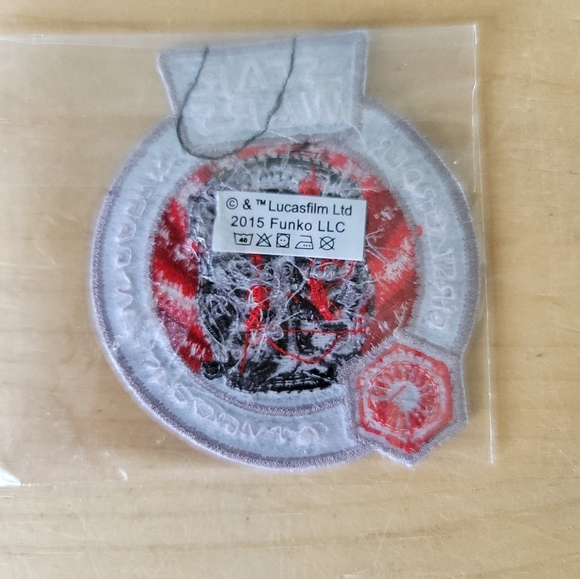 Funko Star Wars First Order Iron On Patch New Lucasfilm 2015 - Picture 3 of 4